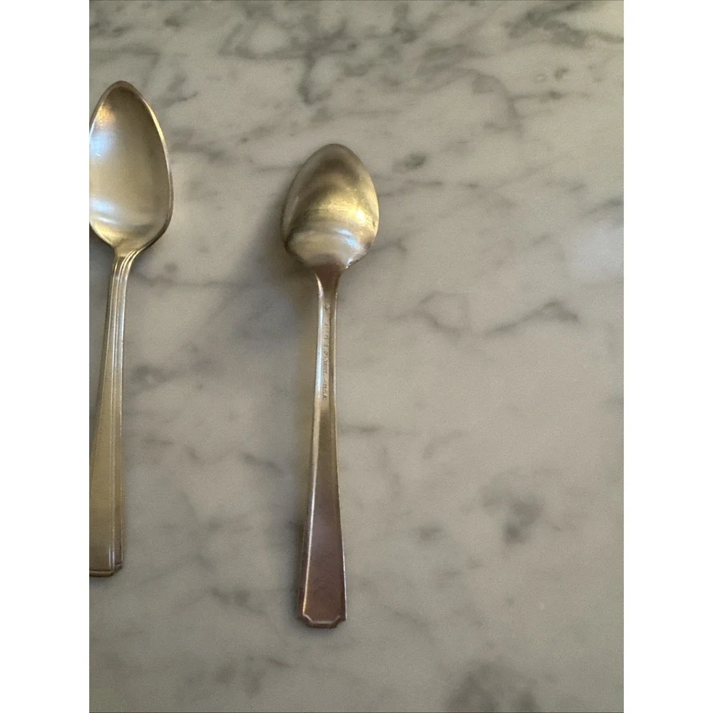 National Silver Co NTS59 Teaspoon Silver Plated-6 Pieces